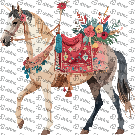 Animals - Floral Festival Horse