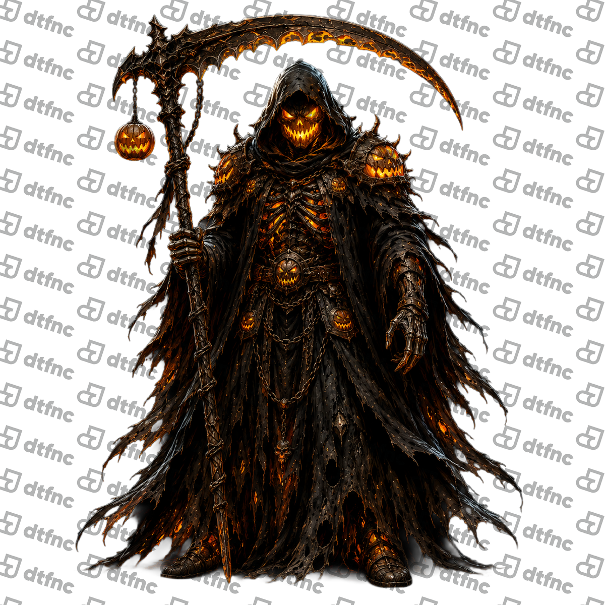 Halloween - Pumpkin Scythe Reaper