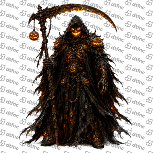 Halloween - Pumpkin Scythe Reaper
