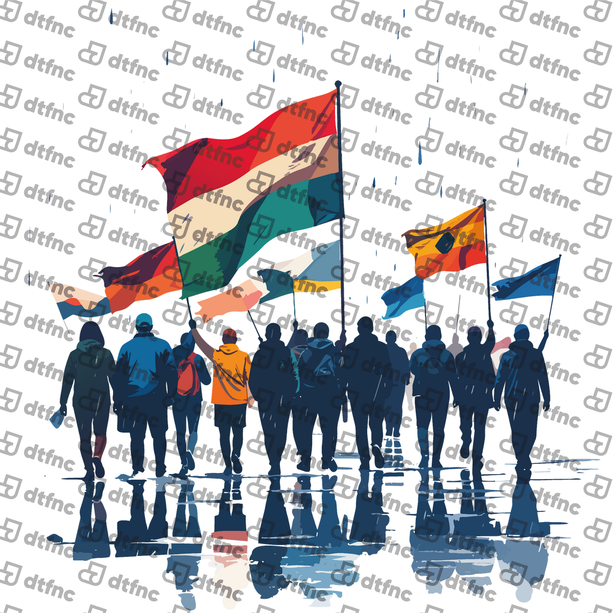 Soccer - Unwavering Supporters March