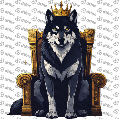 Animals - Crowned Wolf King