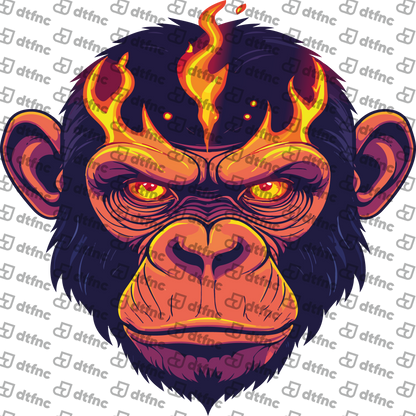 Animals - Fiery Chimpanzee Expression