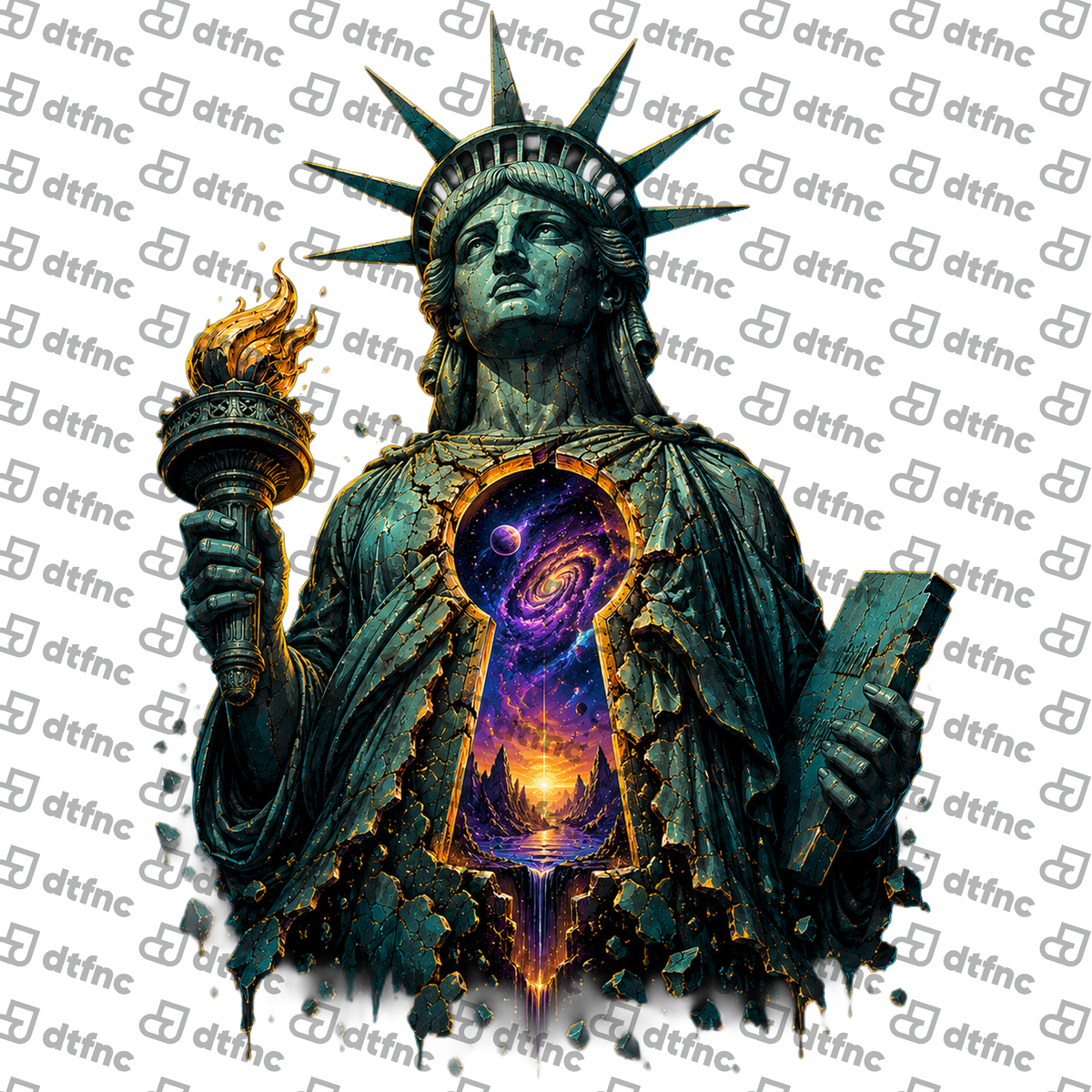 Art - Cosmic Keyhole Liberty