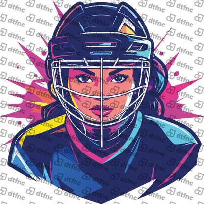 Winter Olympics - Fearless Ice Hockey Star
