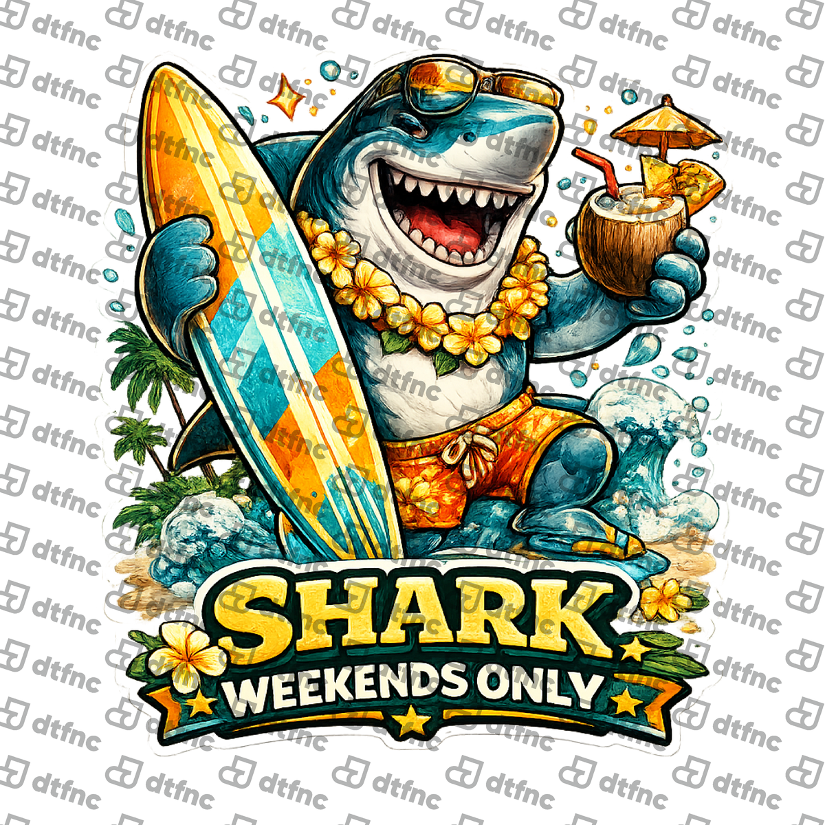 4th of July - Shark Weekends Only Surf Vibes