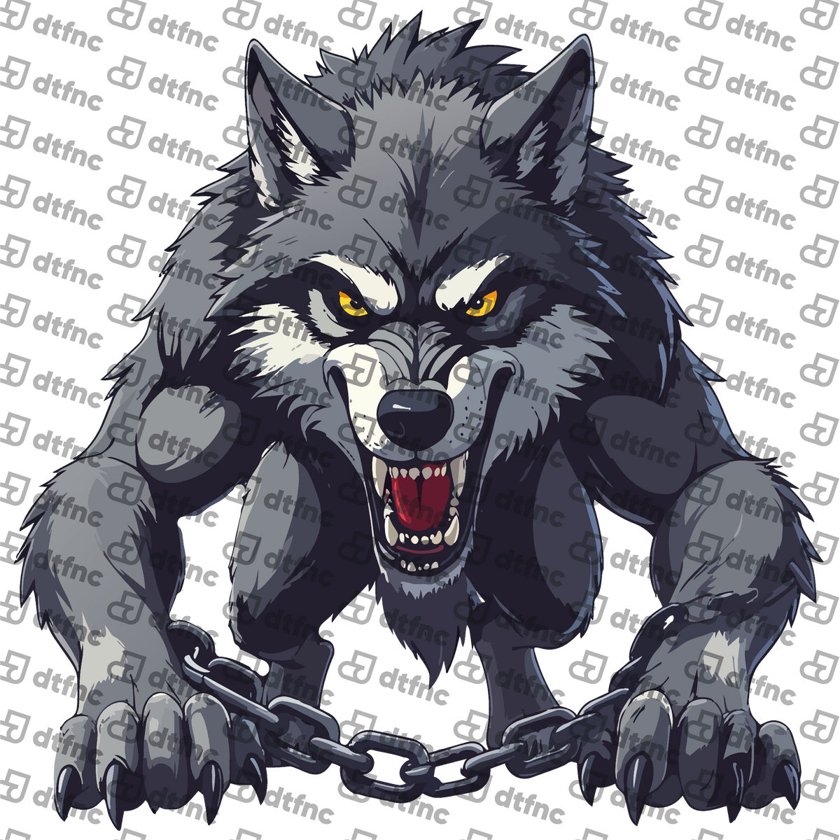 Animals - Unleashed Chain Breaker Wolf