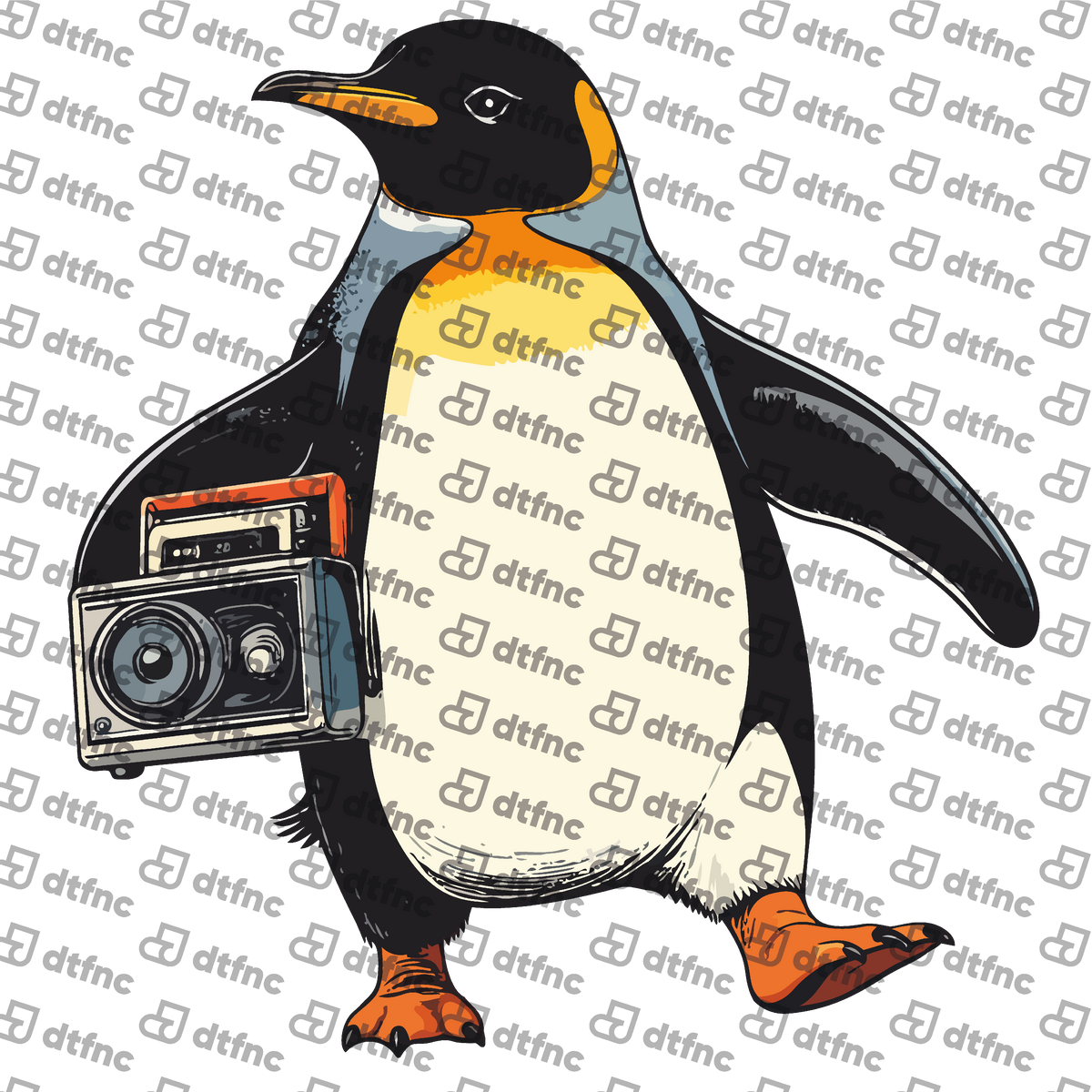 Animals - Vintage Photographer Penguin