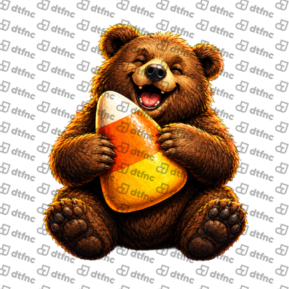Halloween - Candy Corn Cuddle Bear
