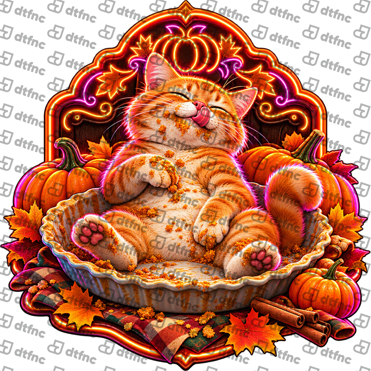 Thanksgiving - Pumpkin Pie Cat Nap