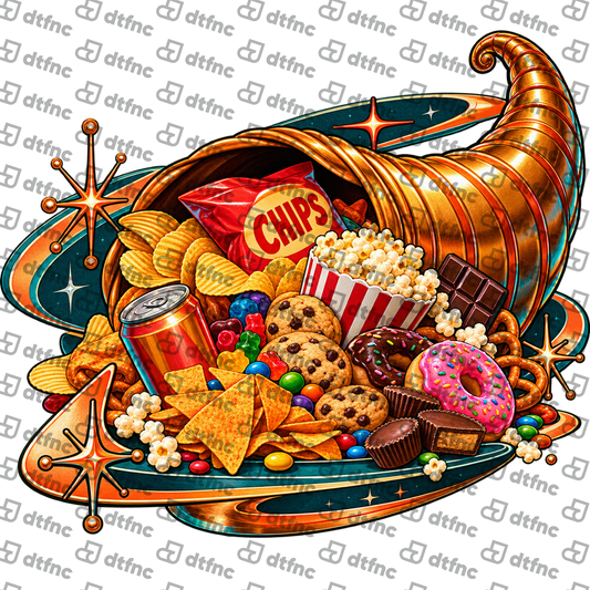 Thanksgiving - The Golden Cornucopia of Snacks