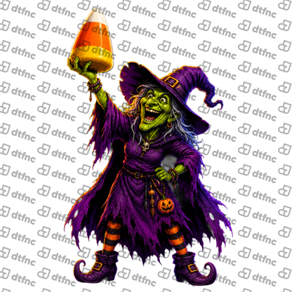 Halloween - Wicked Candy Corn Witch