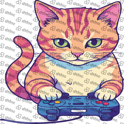 Animals - Gamer Cat Champion