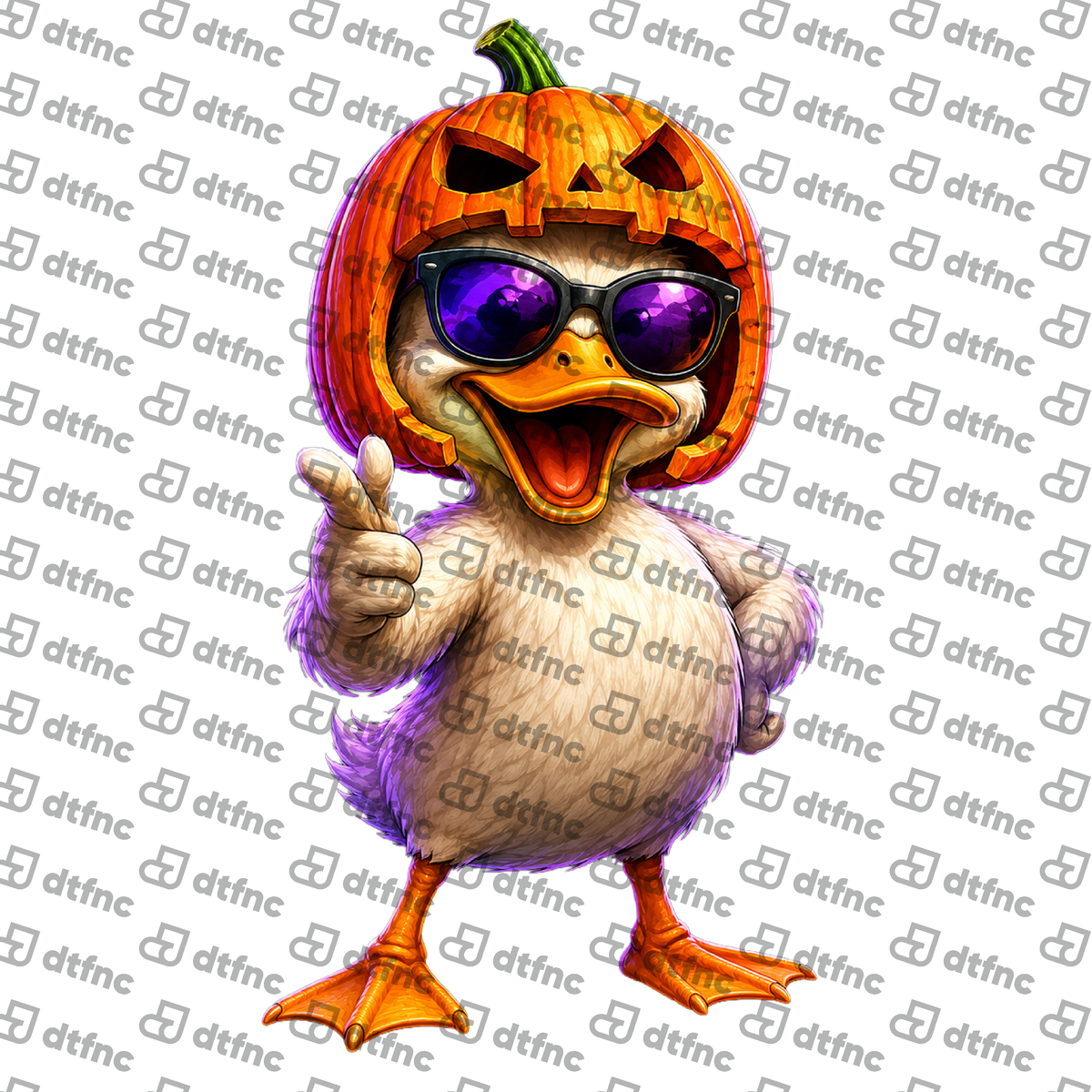 Halloween - Pumpkin Head Party Duck