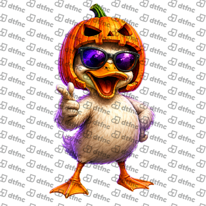 Halloween - Pumpkin Head Party Duck