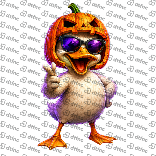 Halloween - Pumpkin Head Party Duck