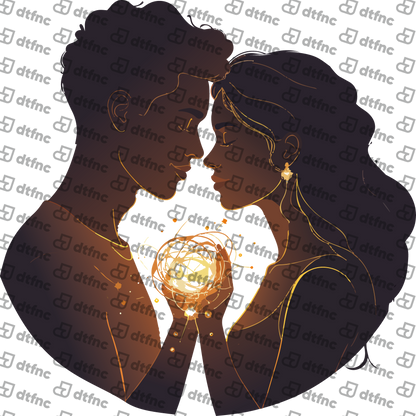 Valentine's Day - Glowing Connection Couple