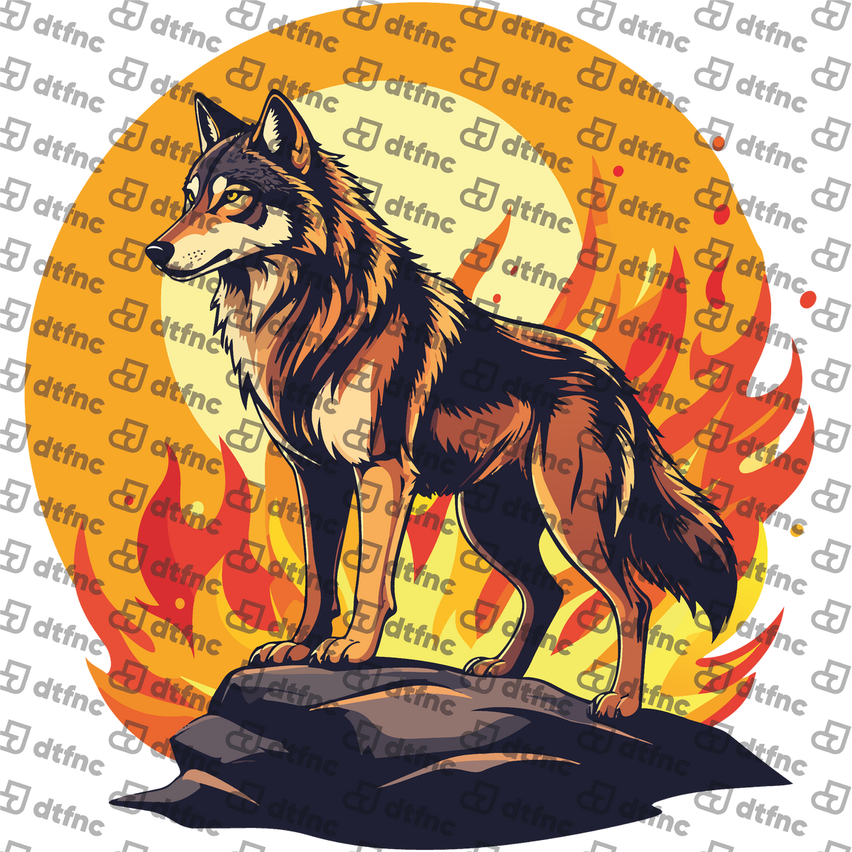 Animals - Blazing Sun Wolf