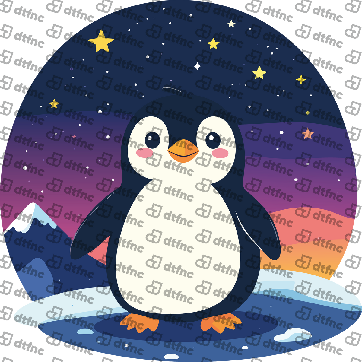 Animals - Dreamy Starry Penguin