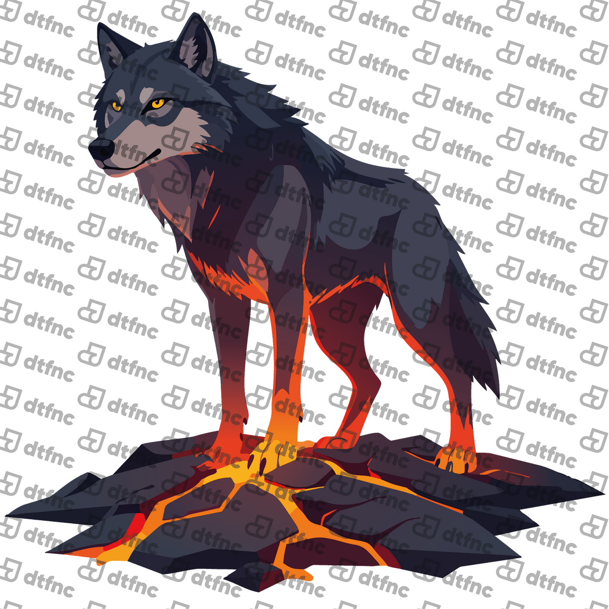 Animals - Volcanic Magma Wolf