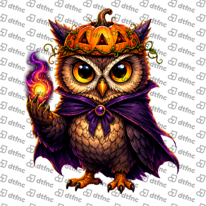 Halloween - Pumpkin Spell Owl