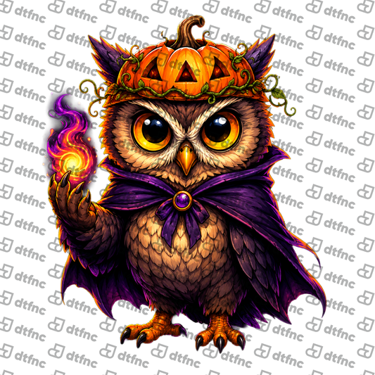 Halloween - Pumpkin Spell Owl