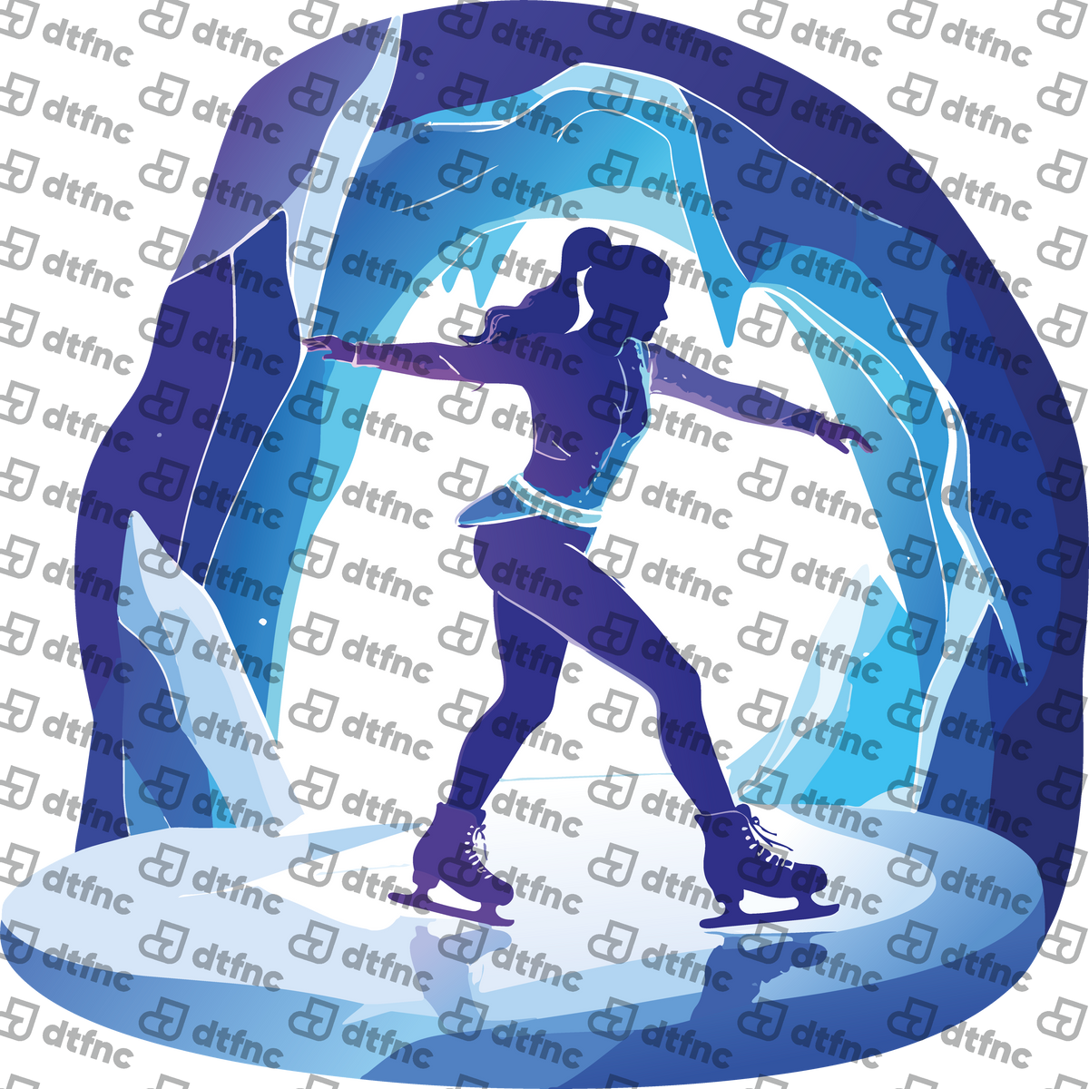 Winter Olympics - Ice Cave Figure Skater