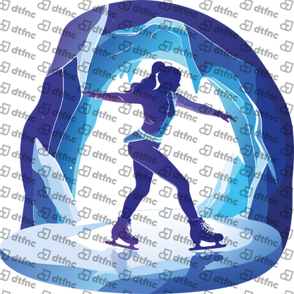 Winter Olympics - Ice Cave Figure Skater