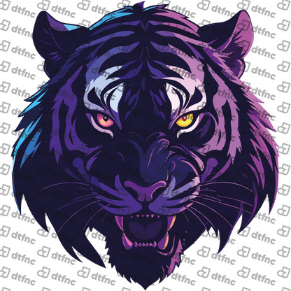 Animals - Neon Midnight Tiger