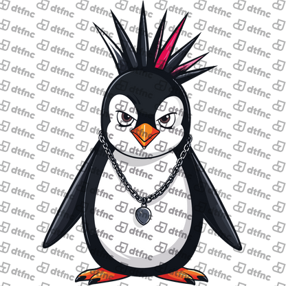 Animals - Rebel Punk Penguin