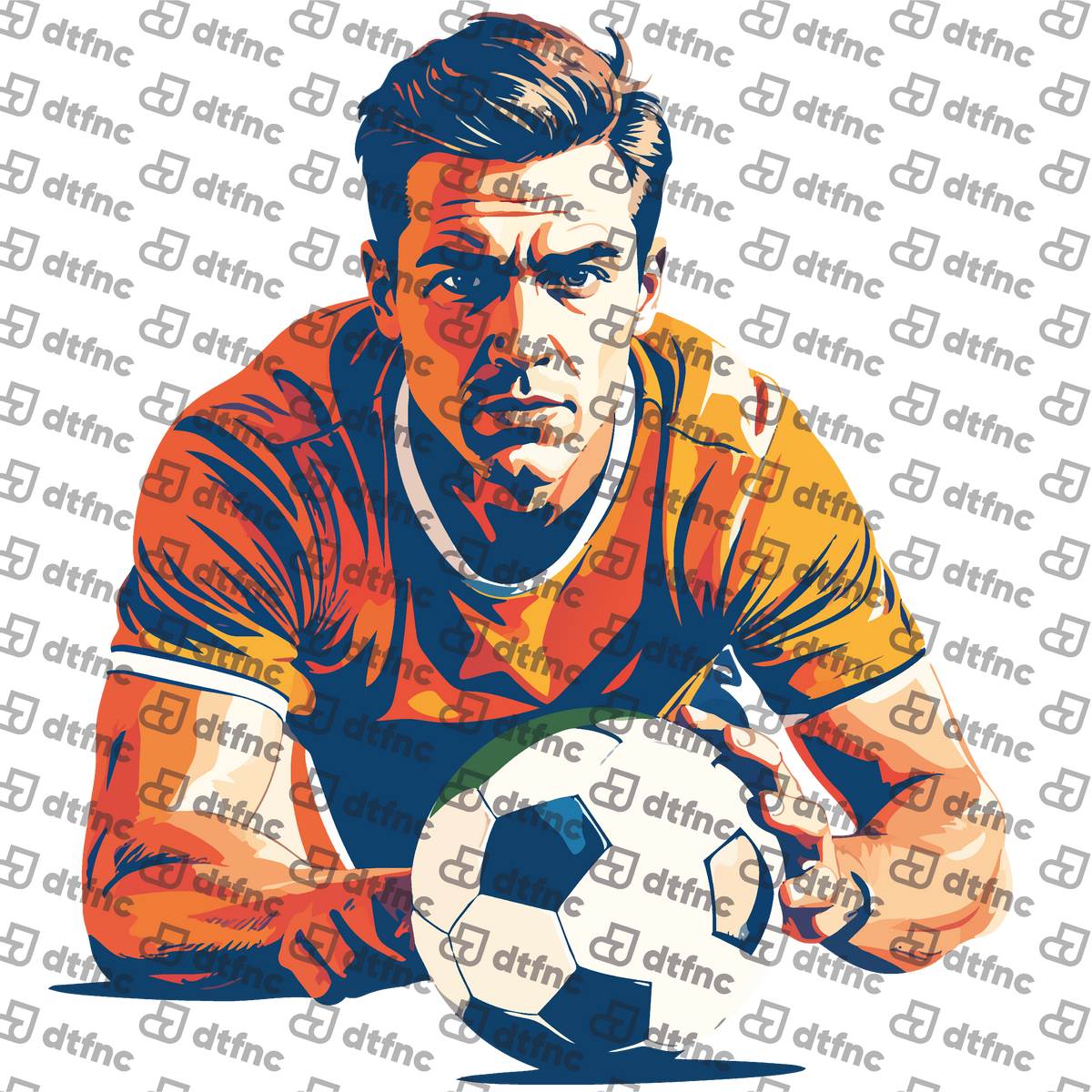 Soccer - Determined Goalkeeper