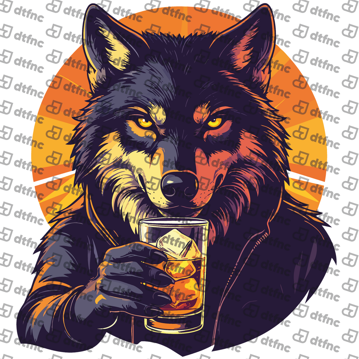 Animals - Suave Sunset Wolf