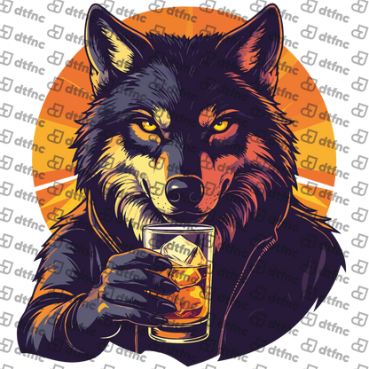 Animals - Suave Sunset Wolf