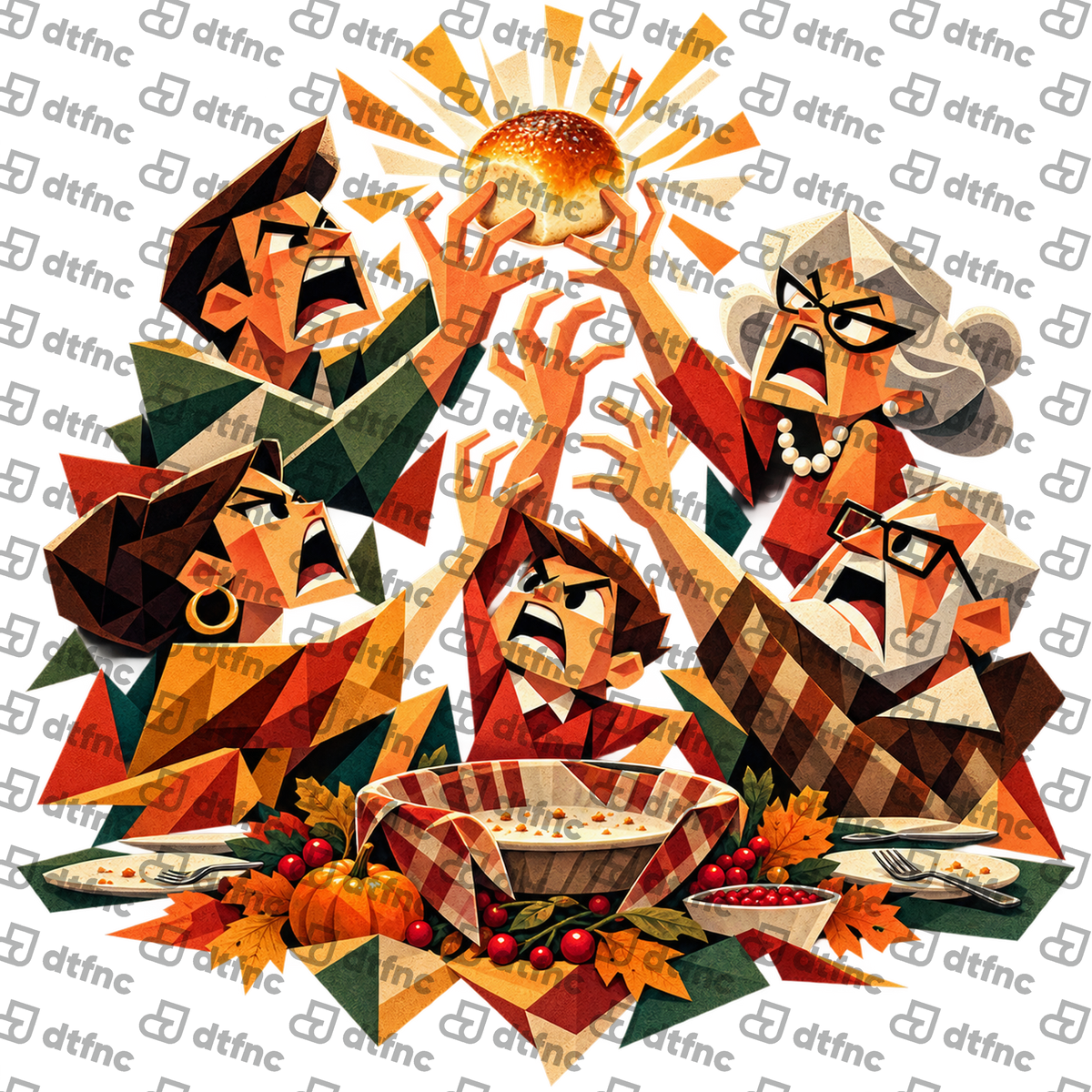 Thanksgiving - The Great Dinner Roll Grab