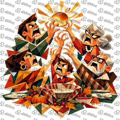 Thanksgiving - The Great Dinner Roll Grab