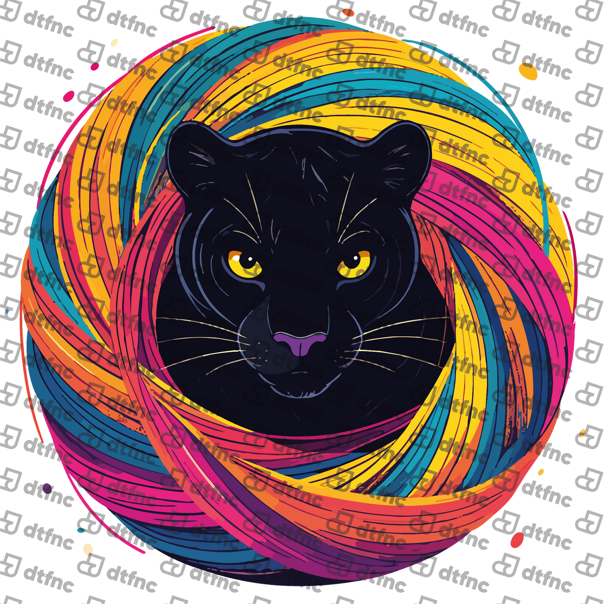 Animals - Prismatic Panther Swirl