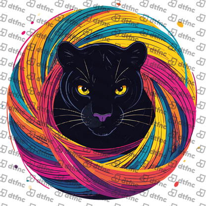Animals - Prismatic Panther Swirl