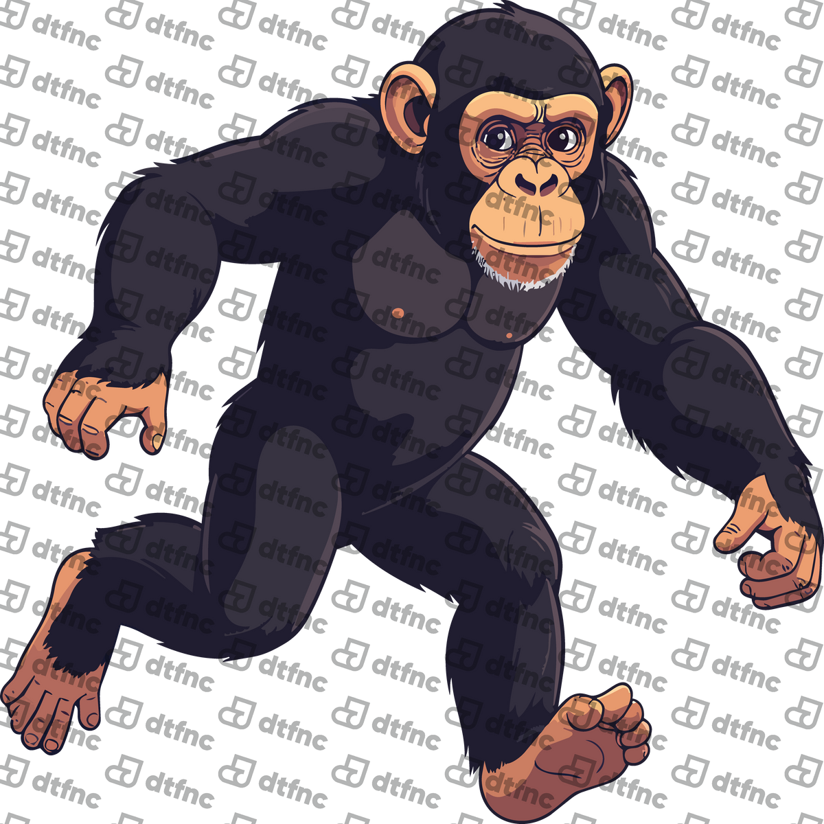 Animals - Running Chimpanzee