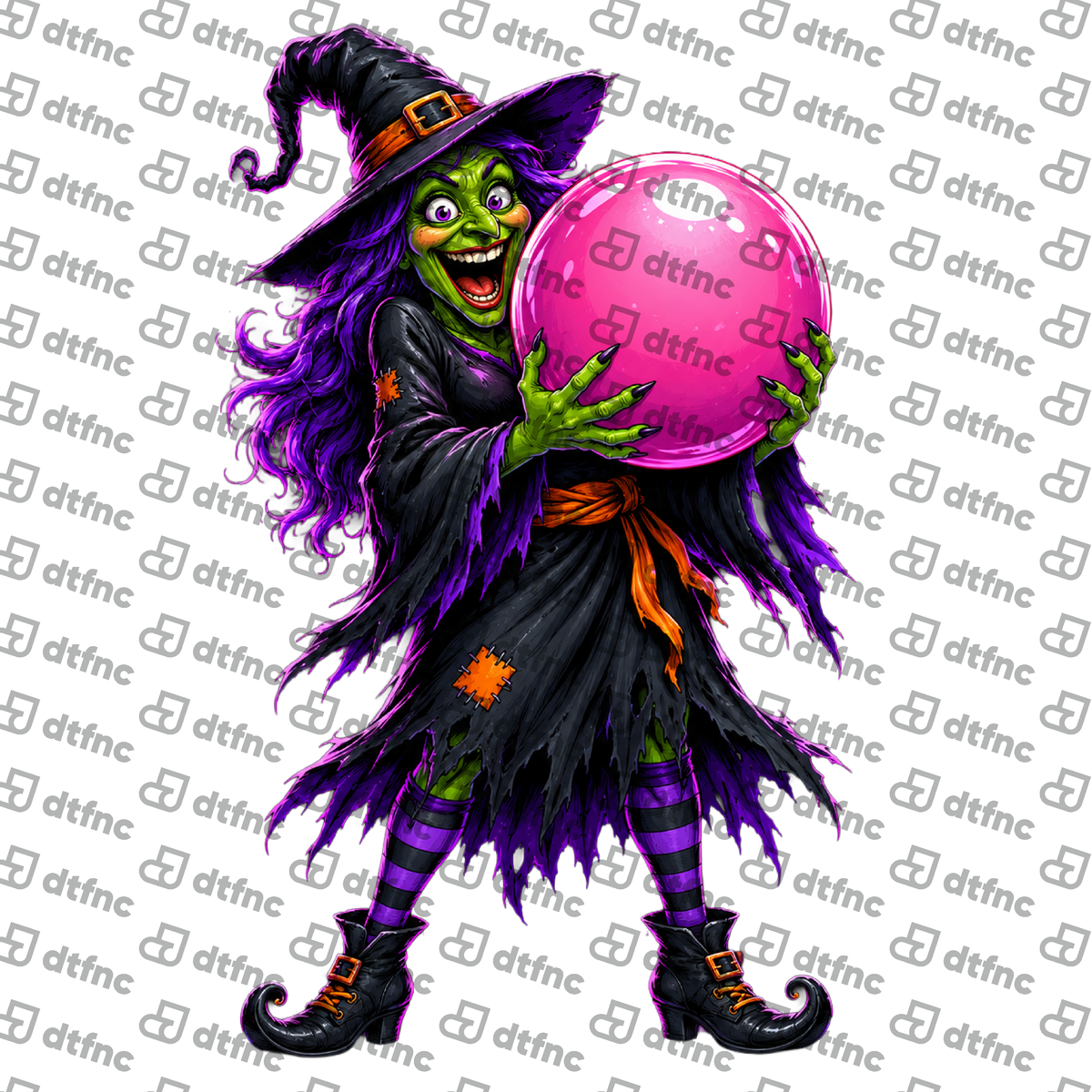 Halloween - Mystic Crystal Ball Witch