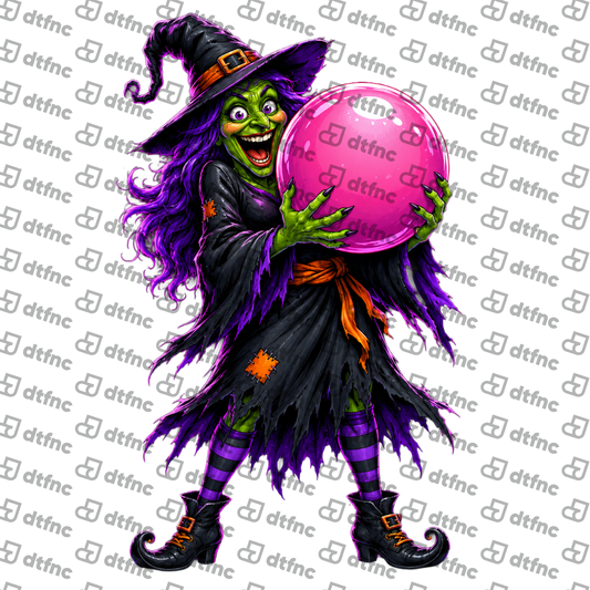 Halloween - Mystic Crystal Ball Witch