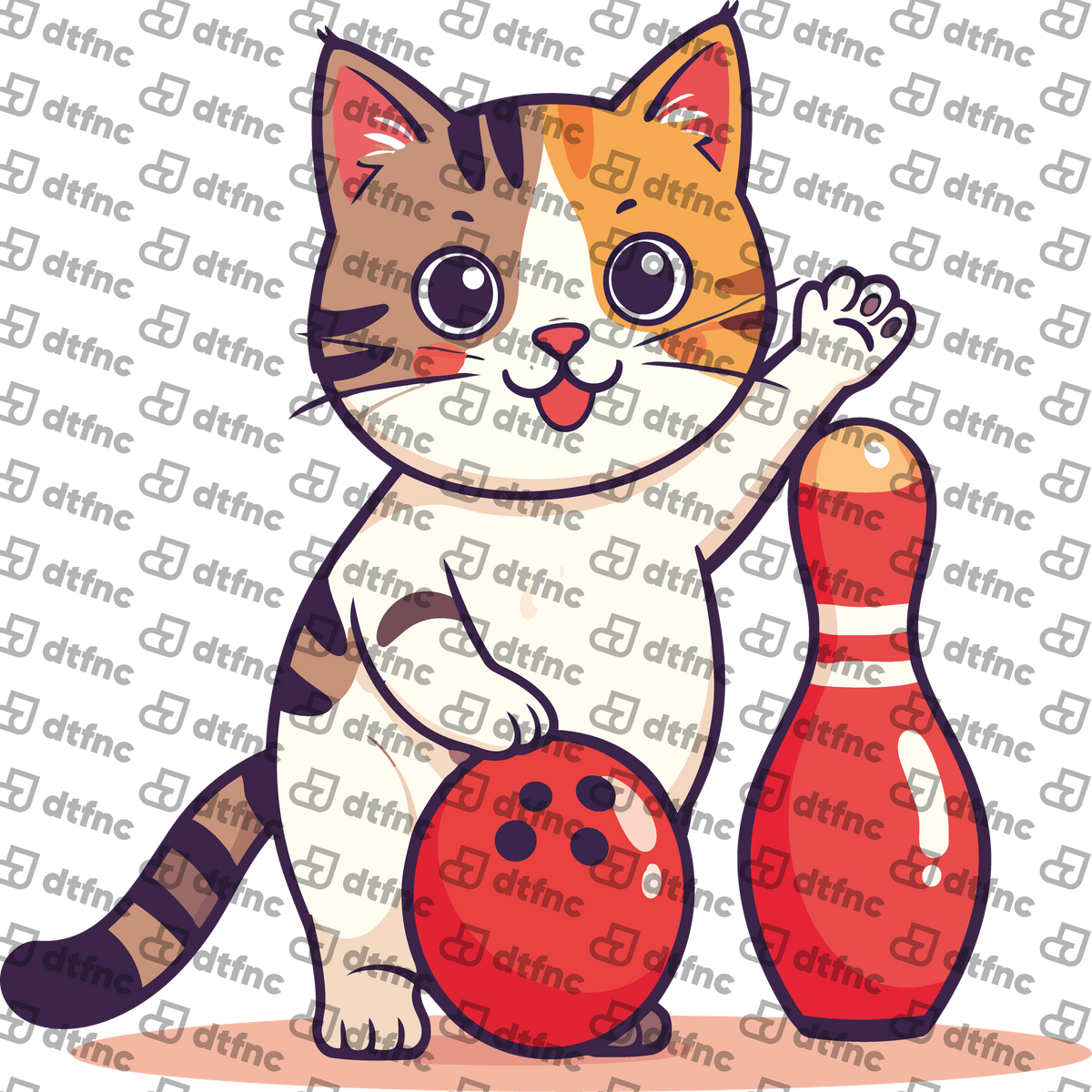 Animals - Lucky Bowling Kitty