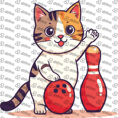 Animals - Lucky Bowling Kitty