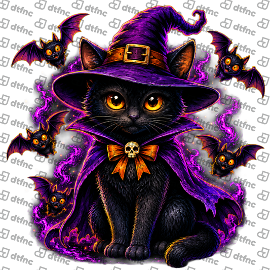 Halloween - Midnight Witch Cat