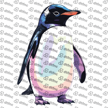 Animals - Iridescent Pop Art Penguin