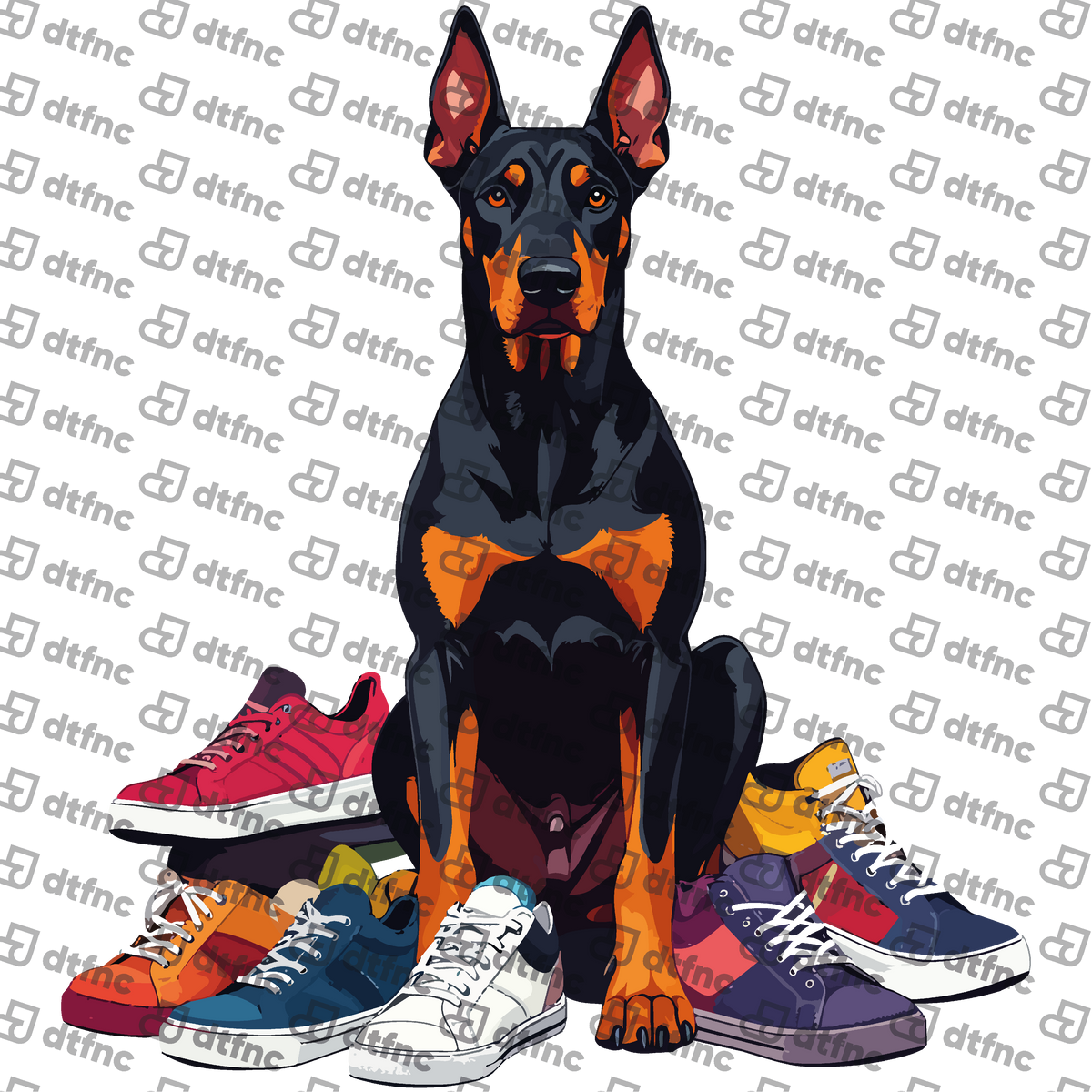 Animals - Sneakerhead Doberman