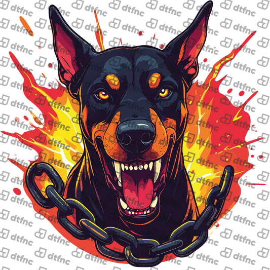 Animals - Hellfire Chain Doberman