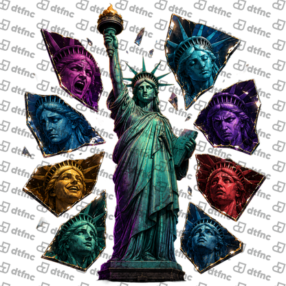 Art - Fractured Faces of Liberty