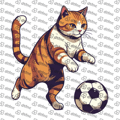 Soccer - Feline Footballer