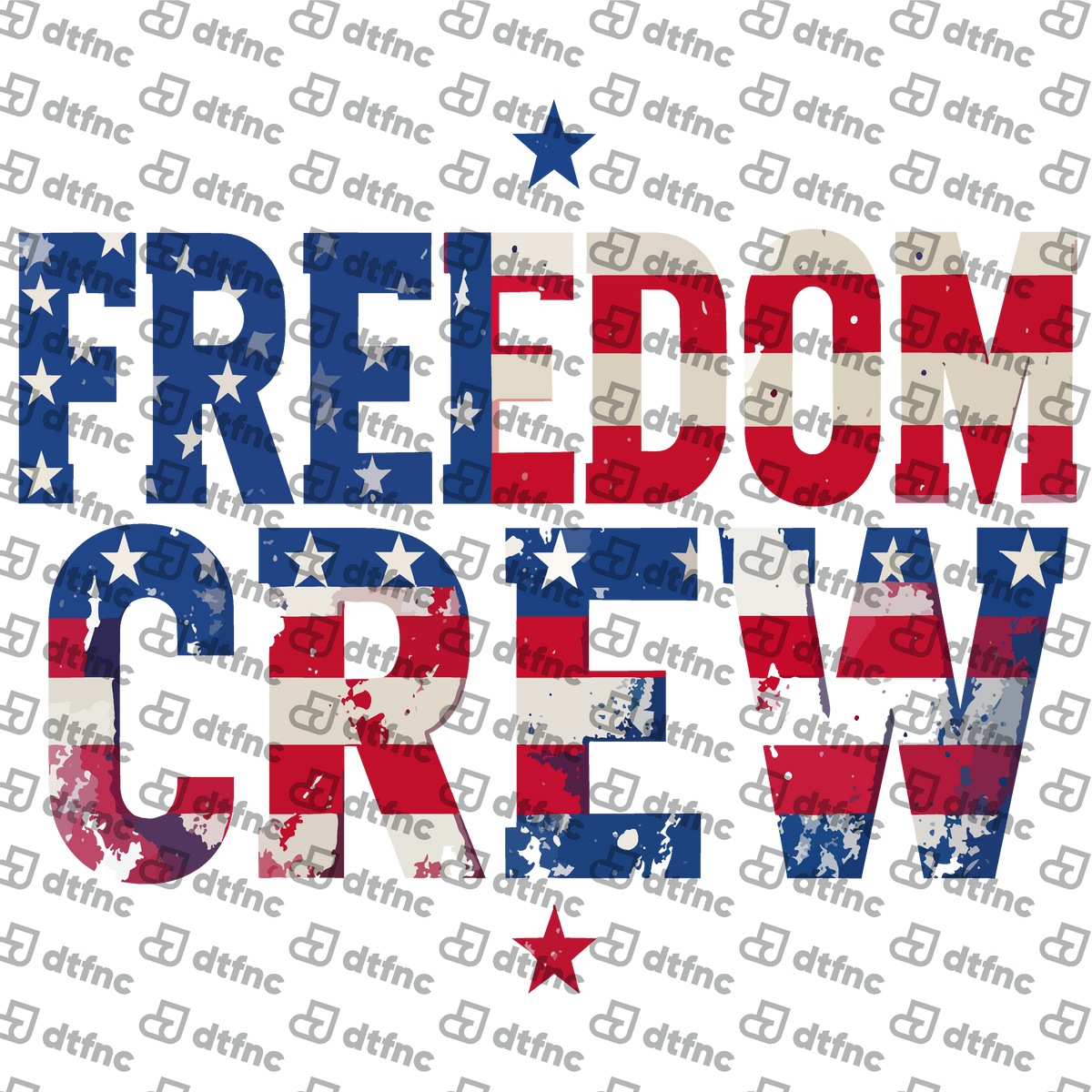 4th of July - Distressed Freedom Crew
