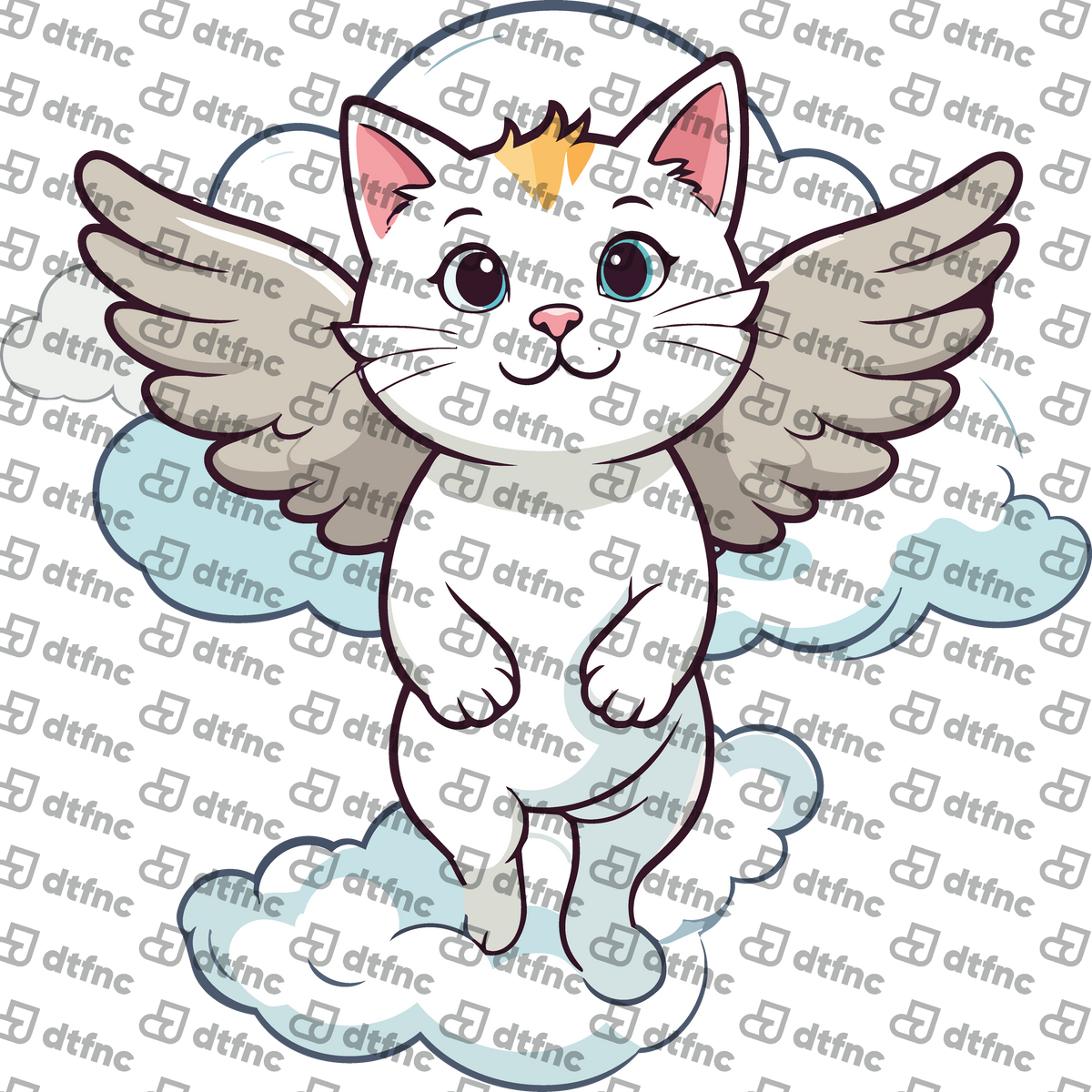 Animals - Heavenly Angel Cat