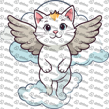 Animals - Heavenly Angel Cat